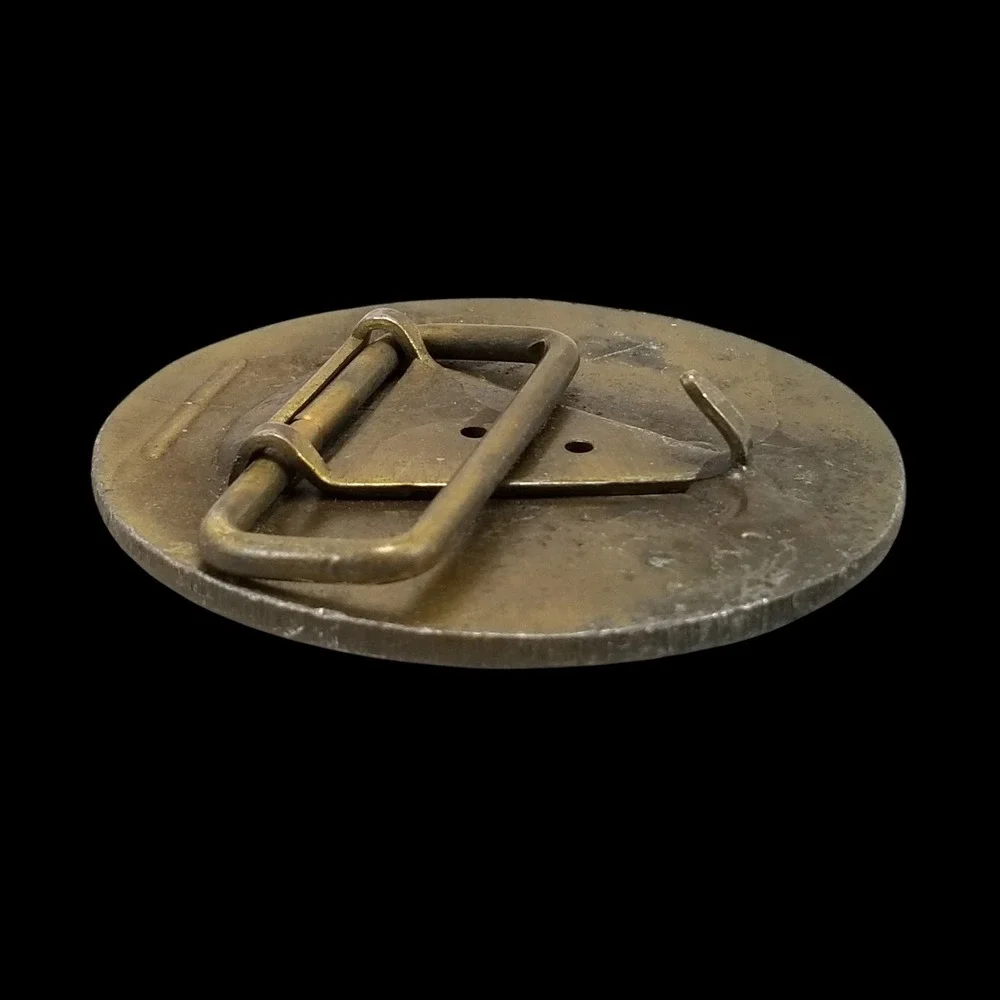 Vintage Belt Buckle Heart Infinity Symbol Star of David Religious‎ Phrase
